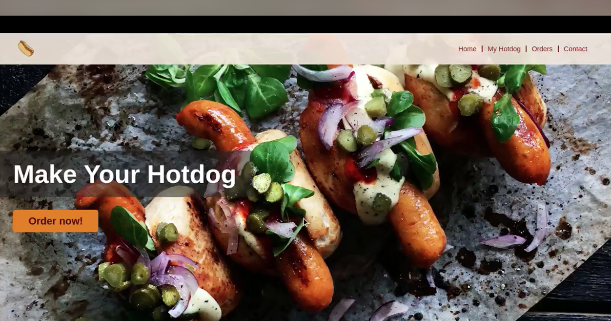 Screenshot of Make Your Hotdog Project